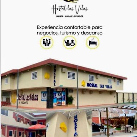 Hostal Las Velas Hotell Manta Exteriör bild