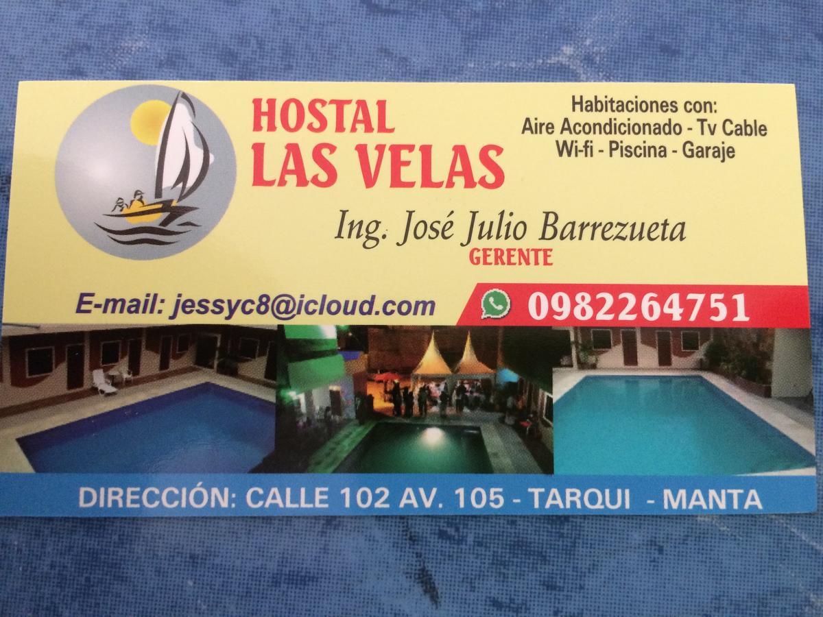 Hostal Las Velas Hotell Manta Exteriör bild