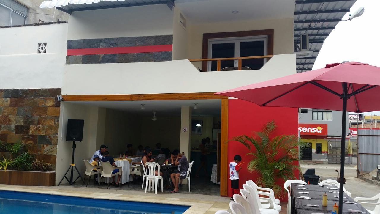 Hostal Las Velas Hotell Manta Exteriör bild