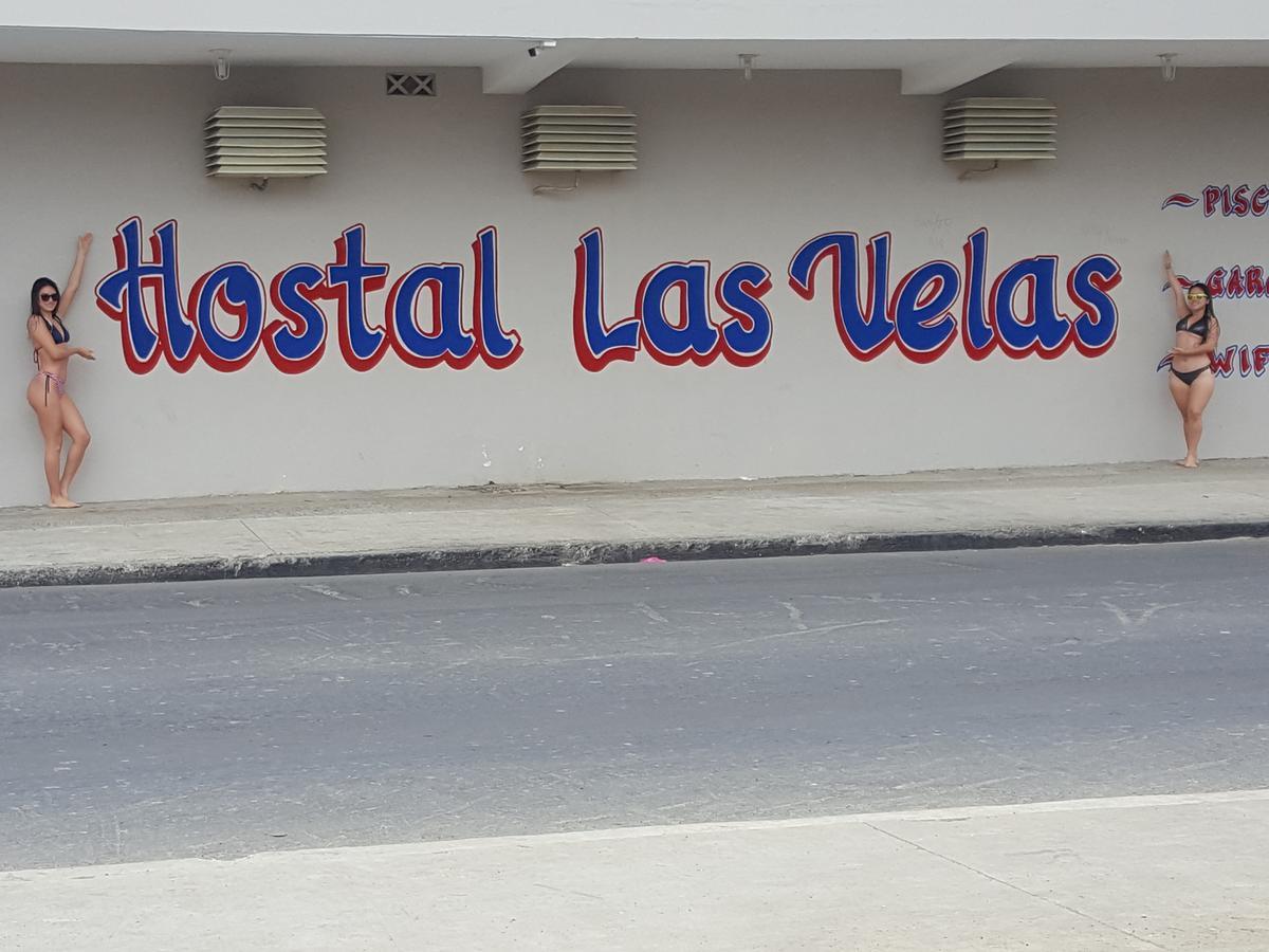 Hostal Las Velas Hotell Manta Exteriör bild